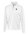 South Carolina Gamecocks Cutter & Buck Men's CB DryTec Edge Half Zip White Mannequin Thumbnail Image