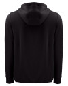 Clique Haven Recycled Mens Full Zip Hooded Sweatshirt Black Mannequin Back Thumbnail Image