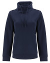 Clique Haven Recycled Womens High Collar Pullover Sweatshirt Dark Navy Mannequin Thumbnail Image