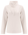 Clique Haven Recycled Womens High Collar Pullover Sweatshirt Fog Mannequin Thumbnail Image