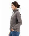 Clique Haven Recycled Womens High Collar Pullover Sweatshirt Pistol Side Thumbnail Image
