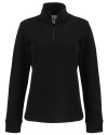 Clique Haven Recycled Womens Quarter Zip Pullover Black Mannequin Thumbnail Image