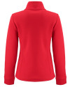 Clique Haven Recycled Womens Quarter Zip Pullover Red Mannequin Back Thumbnail Image