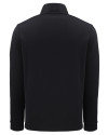 Clique Haven Recycled Mens Quarter Zip Pullover Black Mannequin Back Thumbnail Image
