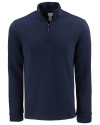 Clique Haven Recycled Mens Quarter Zip Pullover Dark Navy Mannequin Thumbnail Image