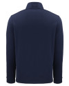 Clique Haven Recycled Mens Quarter Zip Pullover Dark Navy Mannequin Back Thumbnail Image