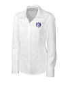Saint Louis Billikens Cutter & Buck Epic Easy Care Nailshead Womens Long Sleeve Dress Shirt White Mannequin Thumbnail Image