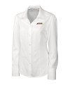 Florida A&M Rattlers Cutter & Buck Epic Easy Care Nailshead Womens Long Sleeve Dress Shirt White Mannequin Thumbnail Image