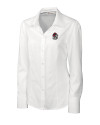View image 2: Georgia Bulldogs Cutter & Buck Epic Easy Care Nailshead Womens Long Sleeve Dress Shirt White Mannequin