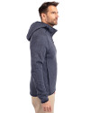 Howard Bison Cutter & Buck Mainsail Full Zip Hooded Mens Jacket Liberty Navy Heather Side Thumbnail Image
