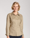 Cutter & Buck Epic Easy Care Nailshead Womens Long Sleeve Dress Shirt Rope Front Thumbnail Image