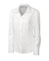 Cutter & Buck Epic Easy Care Nailshead Womens Long Sleeve Dress Shirt White Mannequin Thumbnail Image