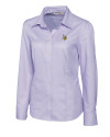 Minnesota Vikings Cutter & Buck Epic Easy Care Nailshead Womens Long Sleeve Dress Shirt Opal Mannequin Thumbnail Image