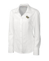 UCF Knights Cutter & Buck Epic Easy Care Nailshead Womens Long Sleeve Dress Shirt White Mannequin Thumbnail Image