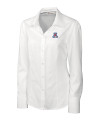 View image 1: Arizona Wildcats Cutter & Buck Epic Easy Care Nailshead Womens Long Sleeve Dress Shirt White Mannequin