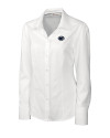Penn State Nittany Lions Cutter & Buck Epic Easy Care Nailshead Womens Long Sleeve Dress Shirt White Mannequin Thumbnail Image