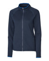 View image 3: Cutter & Buck Womens Discovery Windblock Jacket Admiral Mannequin