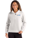 Seafair Cutter & Buck Roam Epic Versatility Recycled Womens Quarter Zip Pullover Solitare Front Thumbnail Image