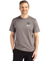 UNC Wilmington Seahawks - Cutter & Buck Coastline Eco Epic Comfort Recycled Mens Short Sleeve Tee Elemental Grey Front Thumbnail Image