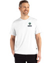 UNC Wilmington Seahawks - Cutter & Buck Coastline Eco Epic Comfort Recycled Mens Short Sleeve Tee White Front Thumbnail Image