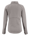 UNC Wilmington Seahawks - Cutter & Buck Peshastin Fleece Recycled Womens Half Zip Pullover Elemental Grey Heather Mannequin Back Thumbnail Image