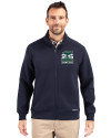 2026 Seattle FIFA World Cup Cutter & Buck Roam Epic Versatility Recycled Full Zip Mens Jacket Navy Blue Front Thumbnail Image