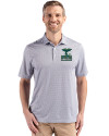 Seattle 2026 Soccer Cutter & Buck Pike Eco Diamond Dot Print Recycled Mens Big & Tall Polo Black Front Thumbnail Image