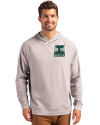 2026 Seattle FIFA World Cup - Cutter & Buck Adapt Eco Knit Heather Recycled Mens Hooded Pullover
 Polished Heather Front Thumbnail Image