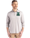 2026 Seattle FIFA World Cup - Cutter & Buck Coastline Eco Epic Comfort Recycled Mens Long Sleeve Polo CONCRETE Front Thumbnail Image