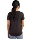 2026 Seattle FIFA World Cup Cutter & Buck Coastline Eco Epic Comfort Recycled Womens Short Sleeve Tee Black Back Thumbnail Image