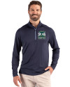 2026 Seattle FIFA World Cup Cutter & Buck Coastline Eco Epic Comfort Recycled Mens Quarter Zip Navy Blue Front Thumbnail Image