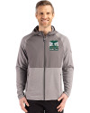 2026 Seattle FIFA World Cup Cutter & Buck Peshastin Fleece Recycled Mens Hybrid Jacket Elemental Grey Heather Front Thumbnail Image