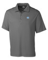 North Carolina Tar Heels Cutter & Buck Northgate CB DryTec Short Sleeve Big & Tall Polo Elemental Grey Mannequin Thumbnail Image