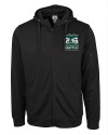 2026 Seattle FIFA World Cup Clique Lift Eco Performance Full Zip Unisex Hoodie Sweatshirt Black Mannequin Thumbnail Image