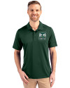 2026 Seattle FIFA World Cup Cutter & Buck Prospect Eco Textured Stretch Recycled Mens Short Sleeve Polo Hunter Green Front Thumbnail Image