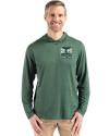 2026 Seattle FIFA World Cup Cutter & Buck Coastline Eco Epic Comfort Recycled Mens Hooded Shirt Hunter Green Front Thumbnail Image