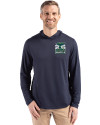 2026 Seattle FIFA World Cup Cutter & Buck Coastline Eco Epic Comfort Recycled Mens Hooded Shirt Navy Blue Front Thumbnail Image