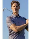 Cutter & Buck Pike Epic Confidence Lattice Print Recycled Mens Big & Tall Polo Black Lifestyle 1 Thumbnail Image