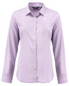 Cutter & Buck Skyline Recycled End on End Womens Long Sleeve Spread Collar Dress Shirt College Purple Mannequin Thumbnail Image