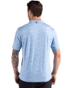 Cutter & Buck Coastline Epic Comfort Camo Print Recycled Mens Polo Atlas Light Blue Back Thumbnail Image