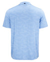 Cutter & Buck Coastline Epic Comfort Camo Print Recycled Mens Polo Atlas Light Blue Mannequin Back Thumbnail Image