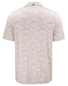 Cutter & Buck Coastline Epic Comfort Camo Print Recycled Mens Polo CONCRETE Mannequin Back Thumbnail Image