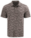 Cutter & Buck Coastline Epic Comfort Camo Print Recycled Mens Polo Elemental Grey Mannequin Thumbnail Image