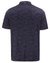 Cutter & Buck Coastline Epic Comfort Camo Print Recycled Mens Polo Navy Blue Mannequin Back Thumbnail Image