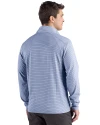 Cutter & Buck Forge Epic Confidence Recycled Double Stripe Mens Quarter Zip Atlas/White Back Thumbnail Image