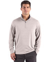 Cutter & Buck Forge Epic Confidence Recycled Mens Big & Tall Quarter Zip Polished Heather Front Thumbnail Image