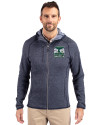 Seattle 2026 Soccer Cutter & Buck Mainsail Full Zip Hooded Mens Jacket Liberty Navy Heather Front Thumbnail Image