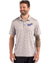 Kansas City Royals Cooperstown Cutter & Buck Coastline Epic Comfort Camo Print Recycled Mens Polo CONCRETE Front Thumbnail Image