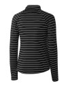 Purdue Boilermakers Cutter & Buck Womens Long Sleeve Evie Half Zip Black Mannequin Back Thumbnail Image