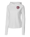 Texas A&M Aggies Cutter & Buck Womens Traverse Sweatshirt Hoodie White Mannequin Thumbnail Image